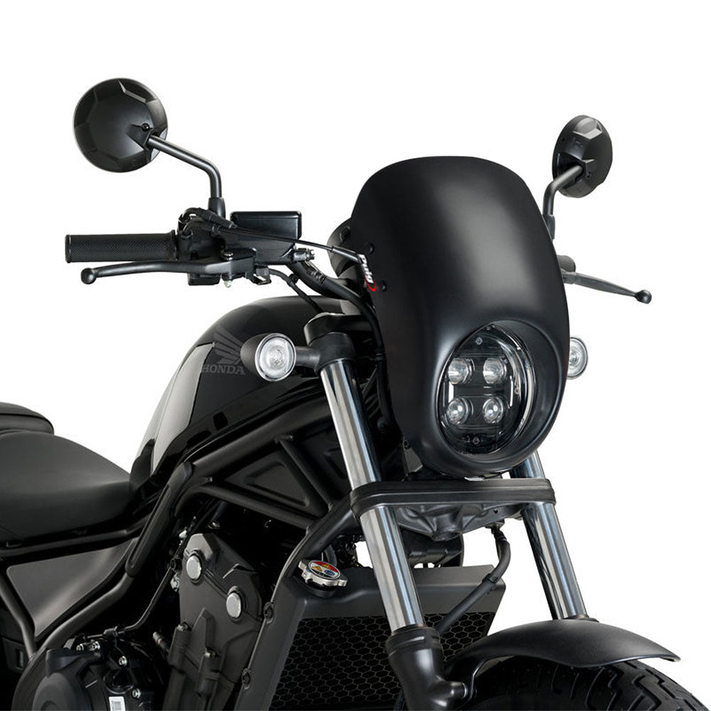 Honda CMX500/S Rebel 20-22 Puig Anarchy Front Fairing Matt Black