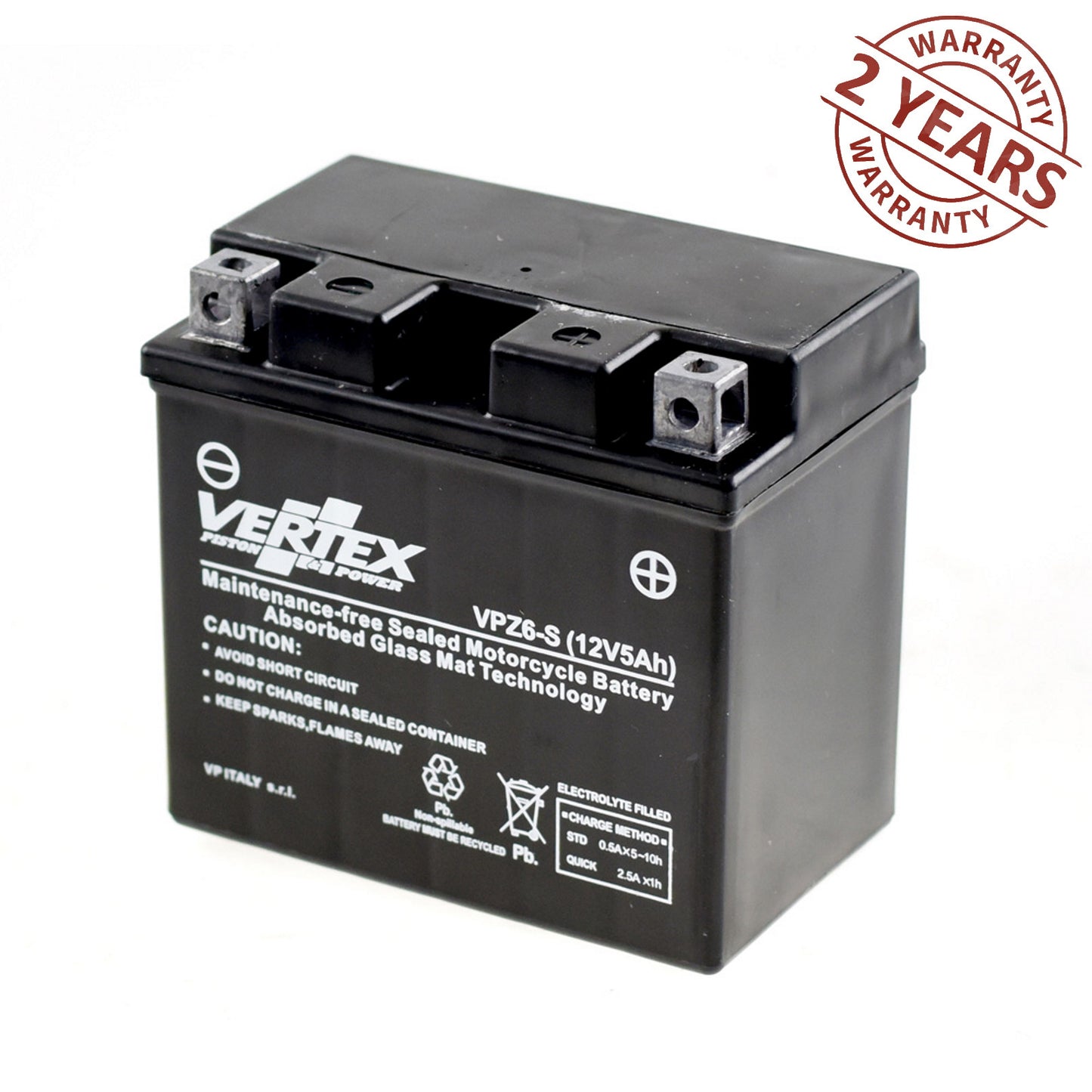 Vertex VPZ6-S AGM Battery YTZ6-S