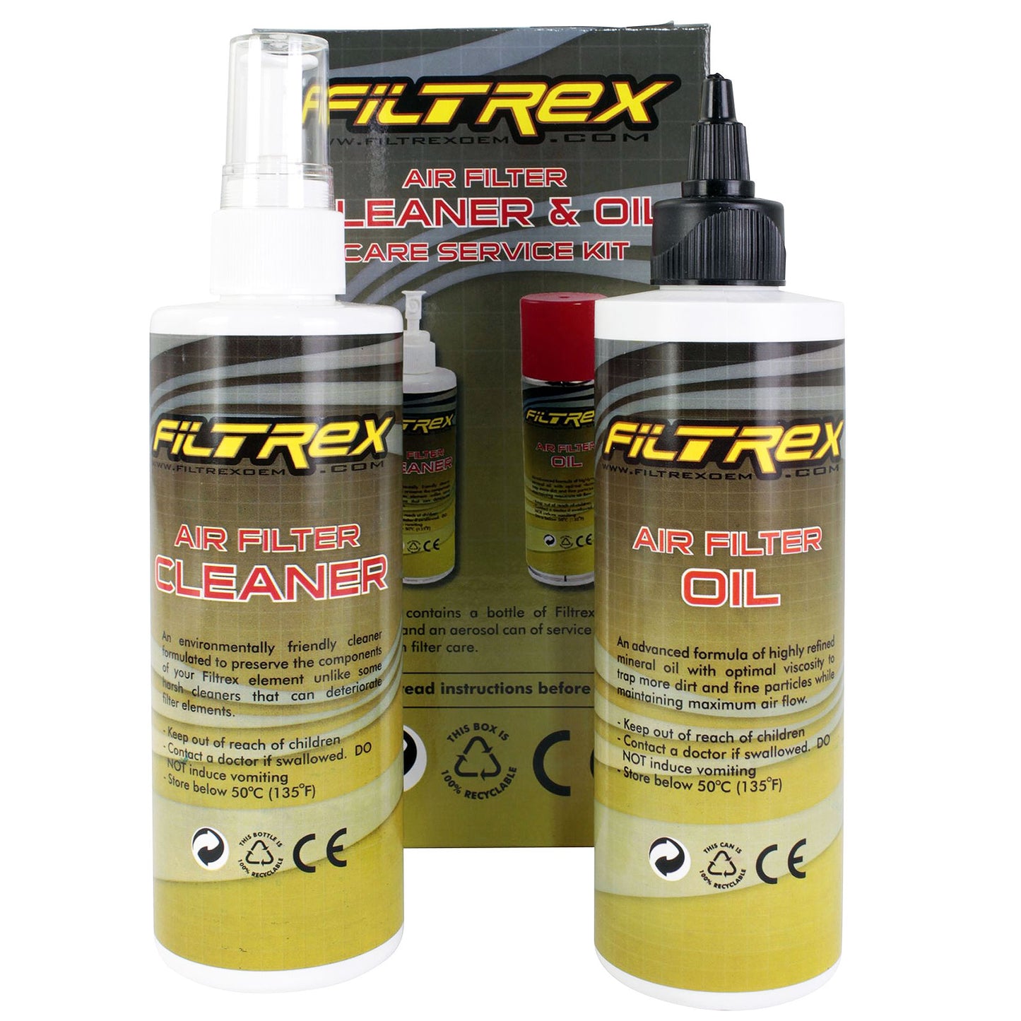 Filtrex Air Filter Cleaner Kit Pump