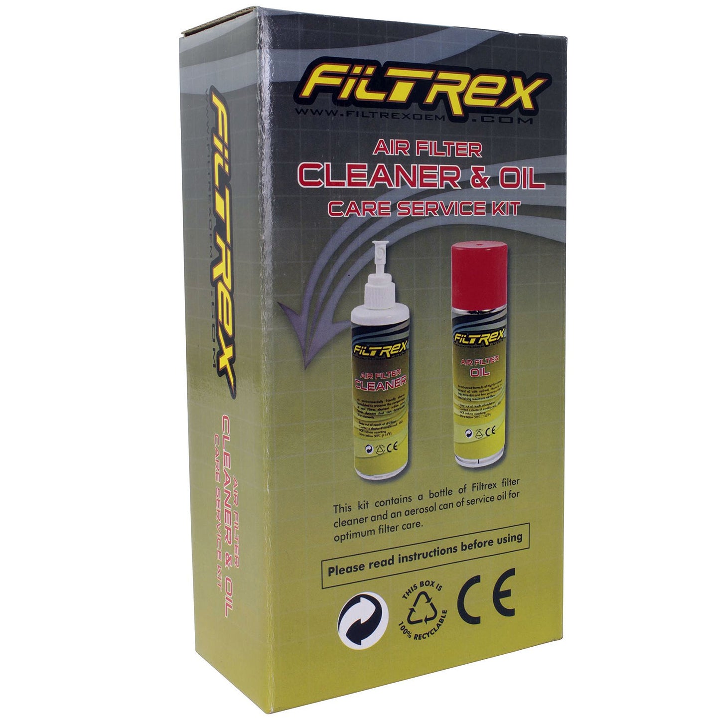 Filtrex Air Filter Cleaner Kit Pump