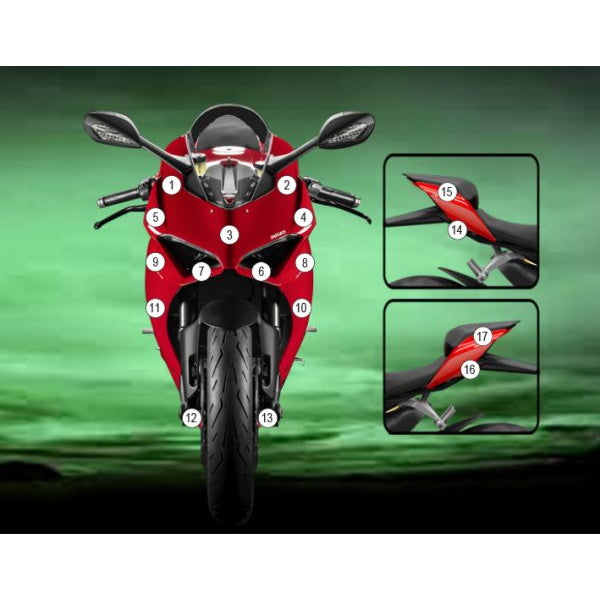 Ducati Panigale V2 2020-2022 Clear Paint Protection Kit