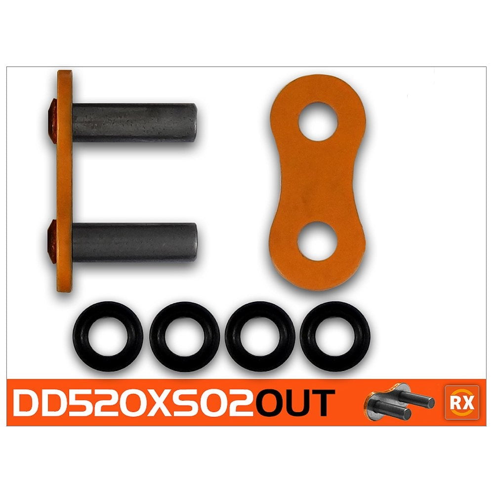 520XSO2-CLF RK Rivet Link Orange Pro
