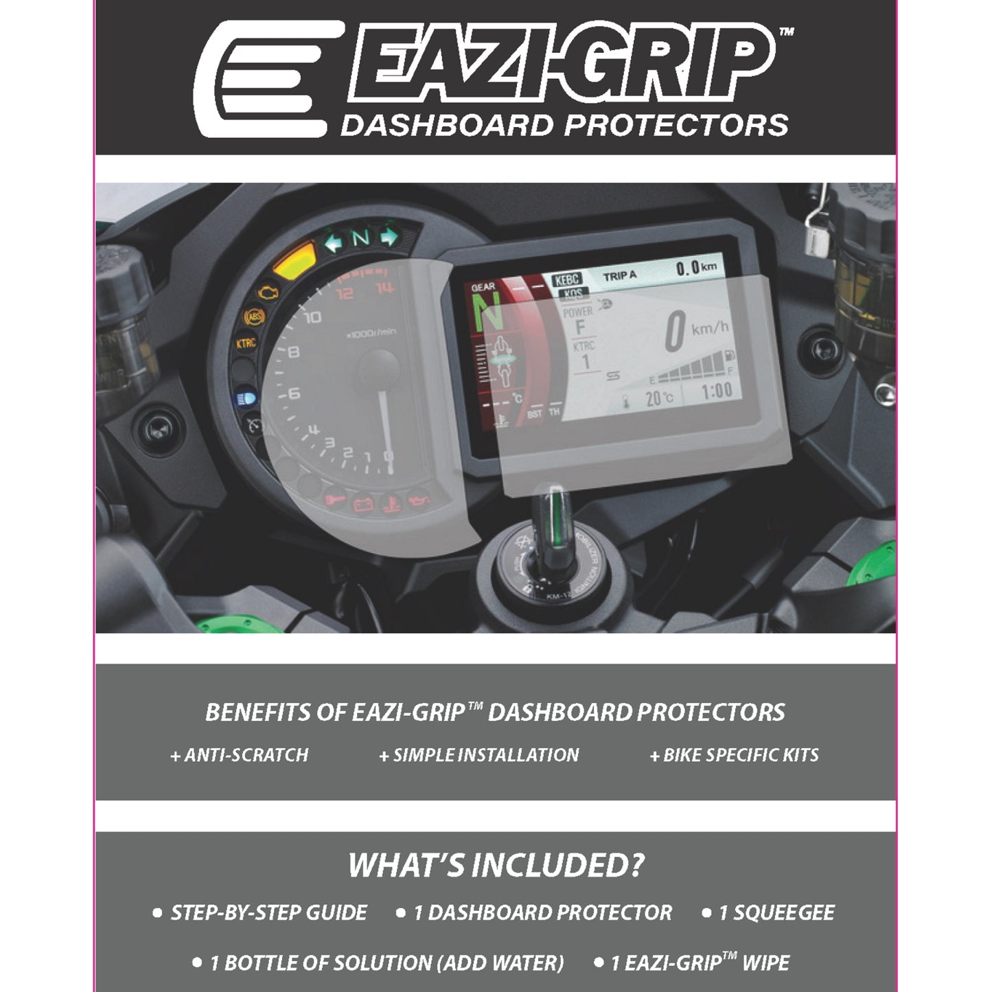 KTM 300 250 150 EXC 2020-2022 Eazi-Grip Dash Screen Protector