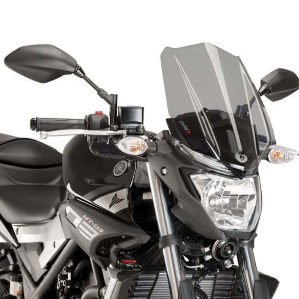 Yamaha MT-03 16-19 Puig New Generation Touring Screen Light Tint