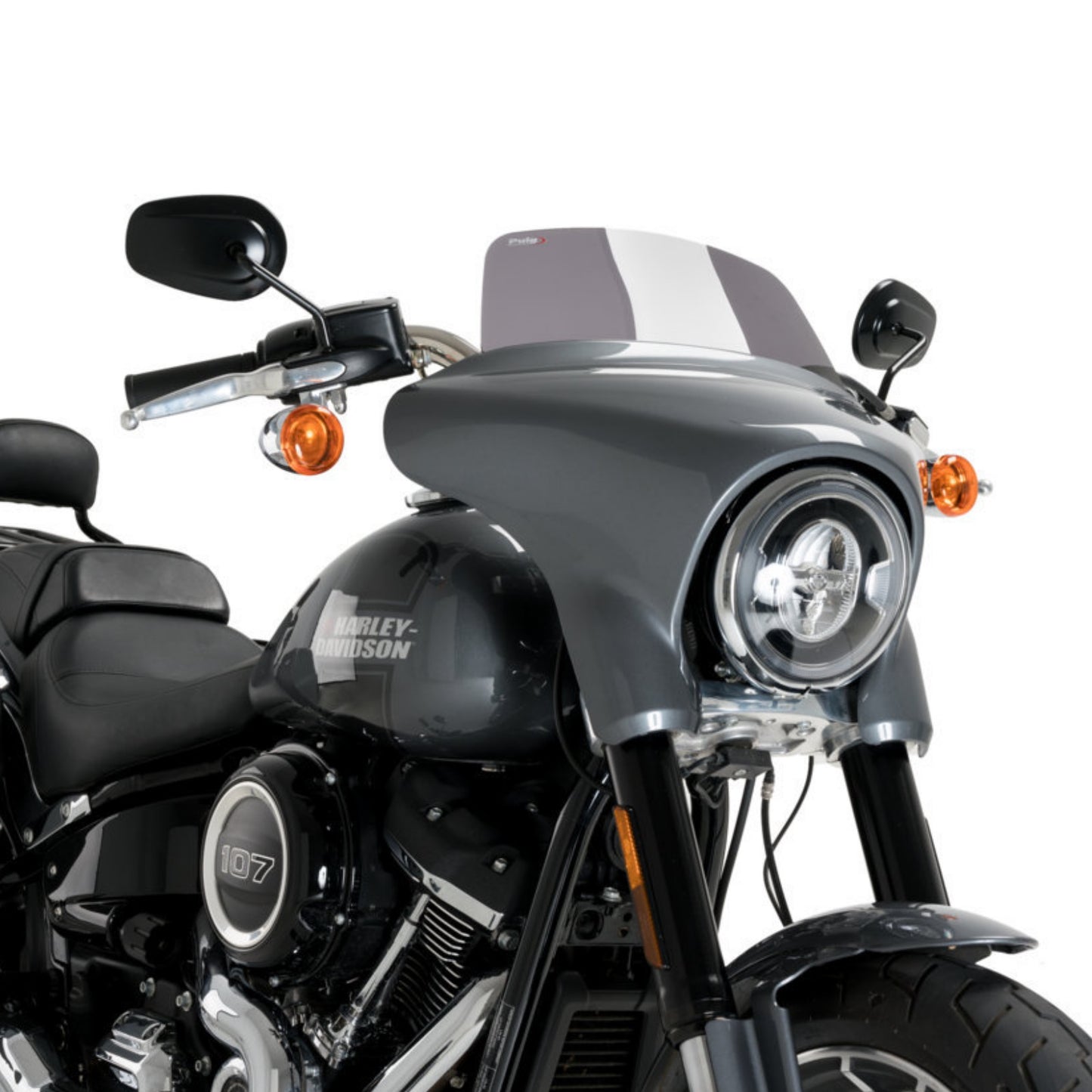 Harley-Davidson Softail Sport Glide FLSB 2022 Puig High Road Sport Screen Dark Tint