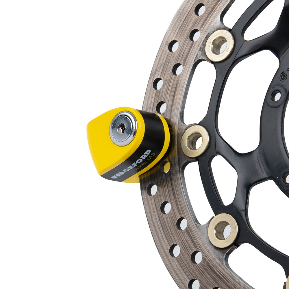 Oxford Micro XA5 Alarm Disc Lock Yellow/Black
