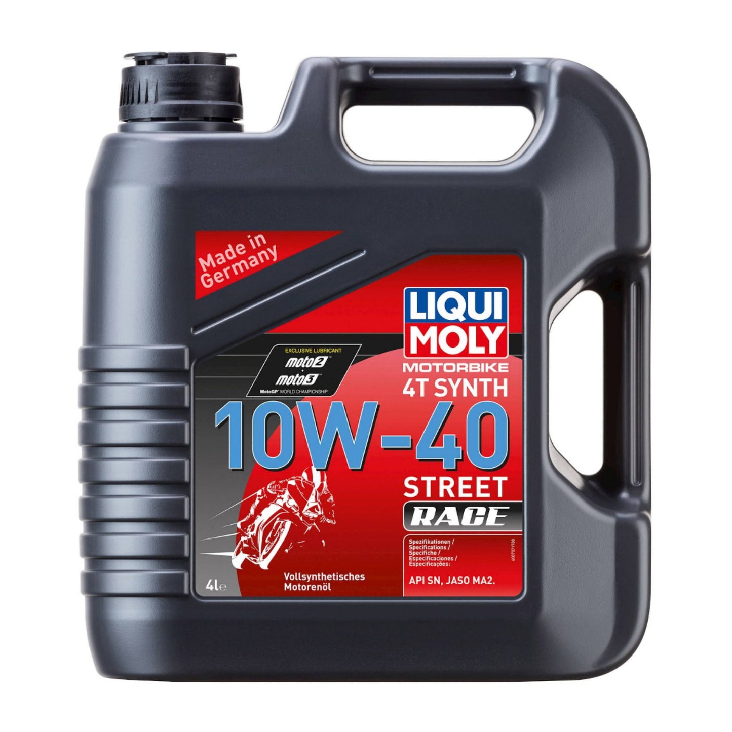Liqui Moly 4 Stroke Fully Synthetic Street Race Engine Oil 10W-40 4L