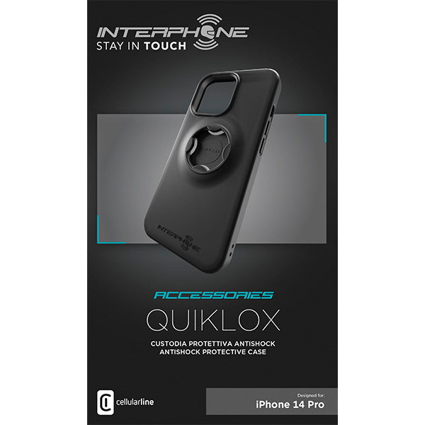 Interphone Quiklox Case For iPhone 14 Pro Black