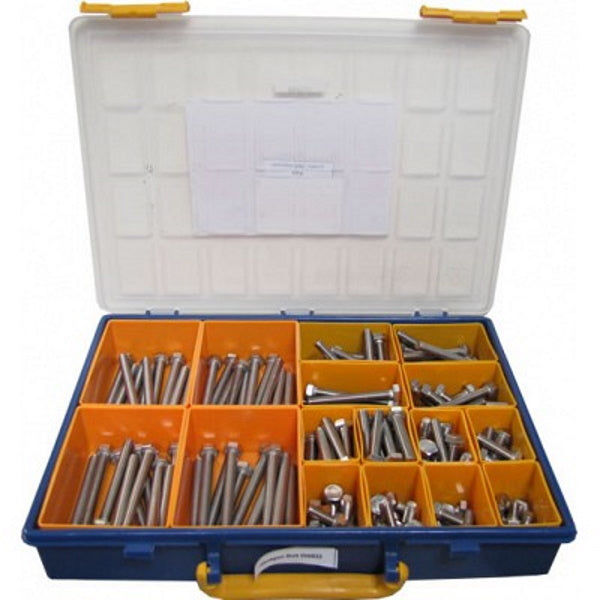 8mm x 12mm to 85mm Stainless Steel Hexagon Bolts Kit