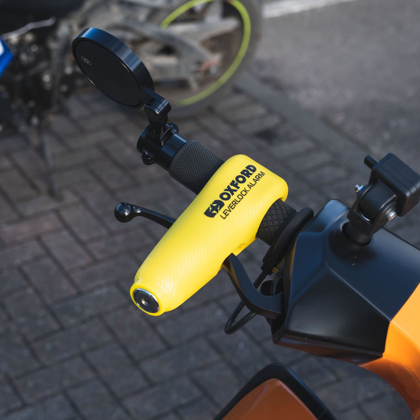Oxford LeverLock Alarm Yellow