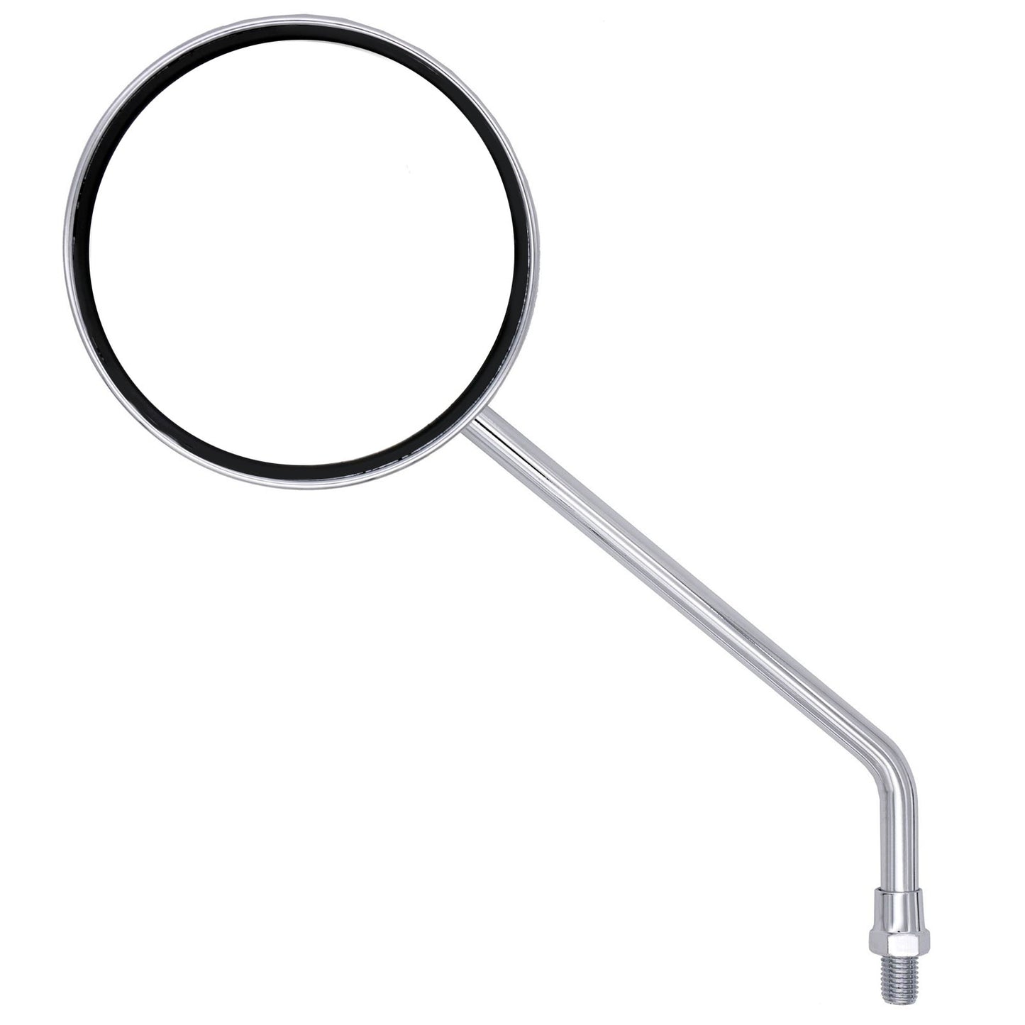 Universal Mirror Set Chrome Round 10mm (Standard Thread) Pair