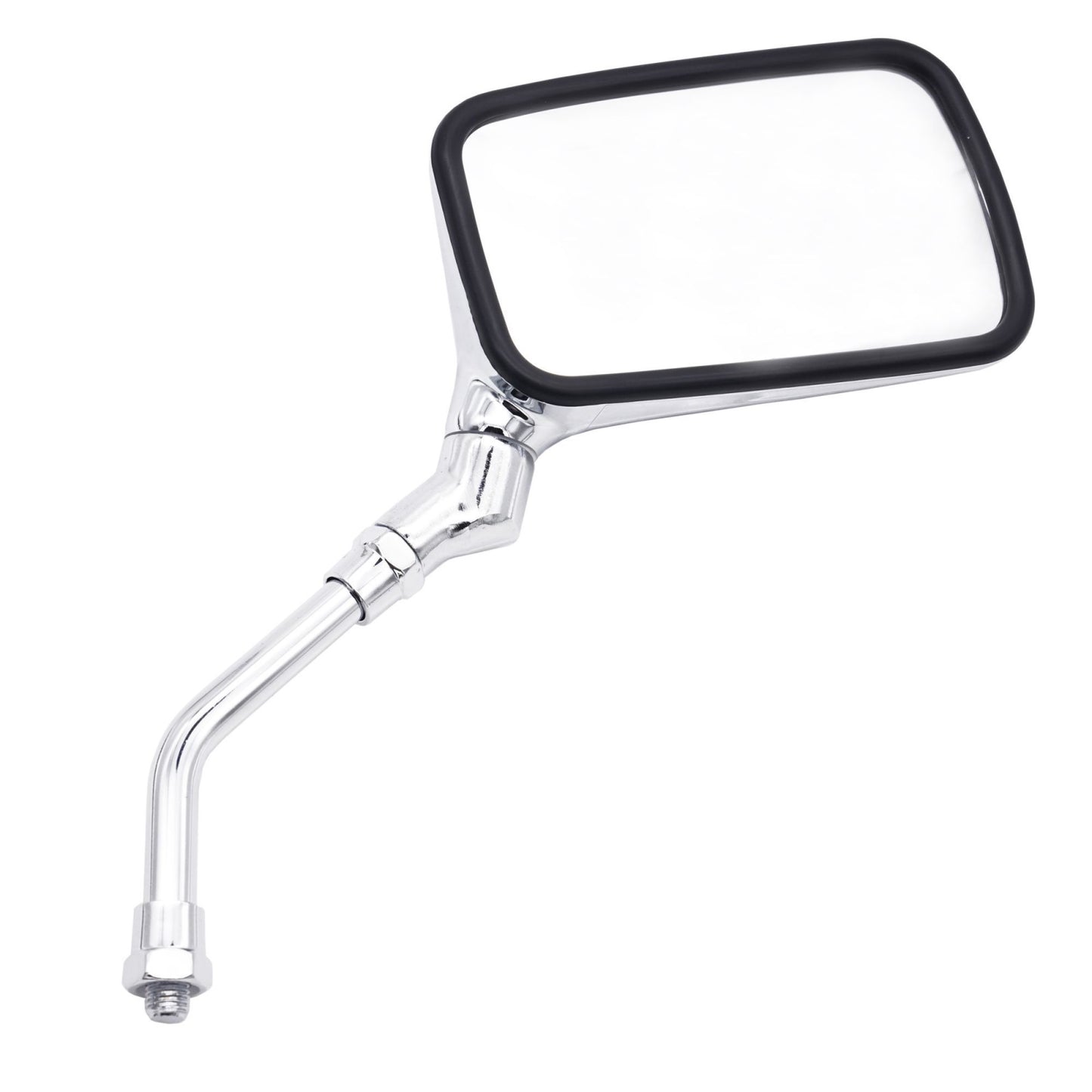 Universal Mirror Set Chrome Rectangle 10mm (Standard Thread) Pair
