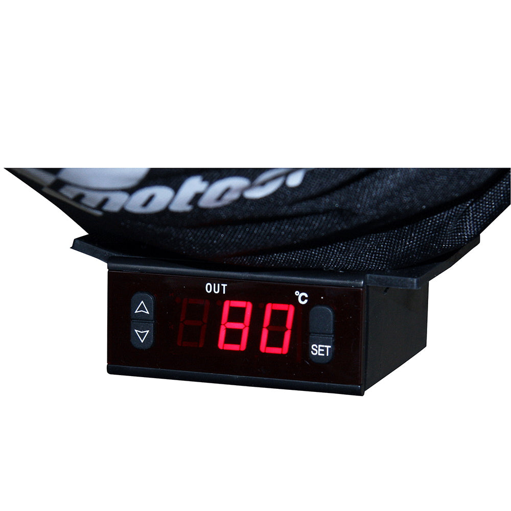 MotoGP Digital Tyre Warmers Set for 120/70-17 Front and 180/55-17 Rear Tyres with EU 2 Pin Plug