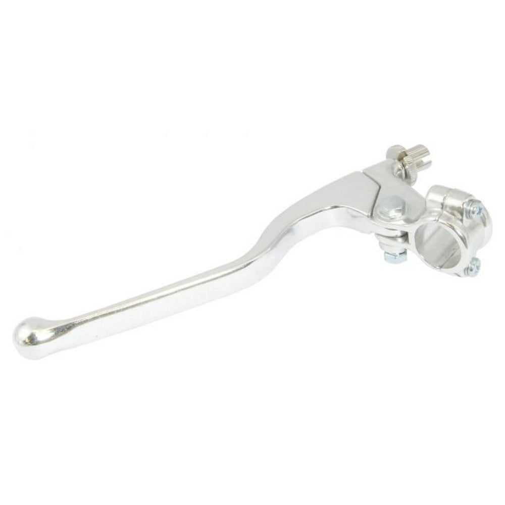 Bike It Lever Assembly Universal Clutch Lever Long Chrome (Without Mirror Boss)