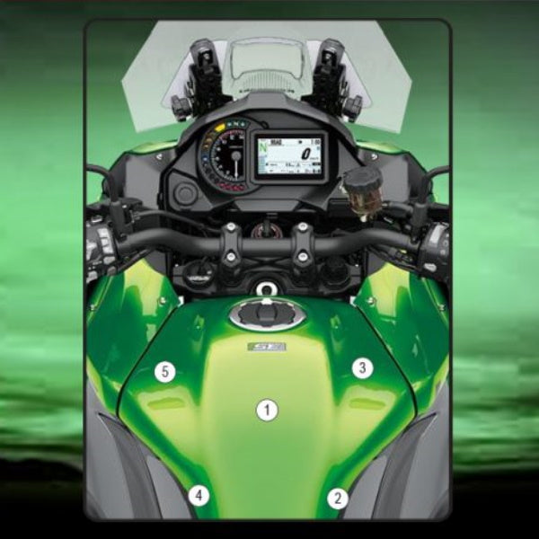 Kawasaki Versys 1000/S/SE 19-23 Eazi-Grip Tank Paint Protection Kit Gloss