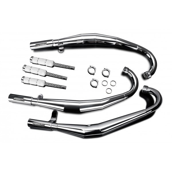 Suzuki GT750 72-73 Delkevic Chrome Exhaust