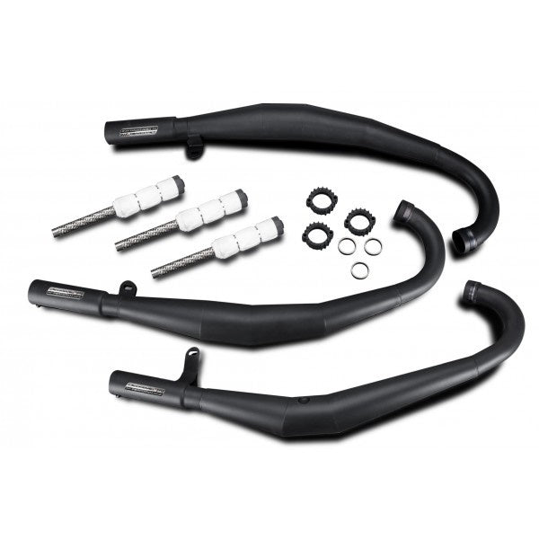 Suzuki GT750 72-73 Delkevic Black Exhaust
