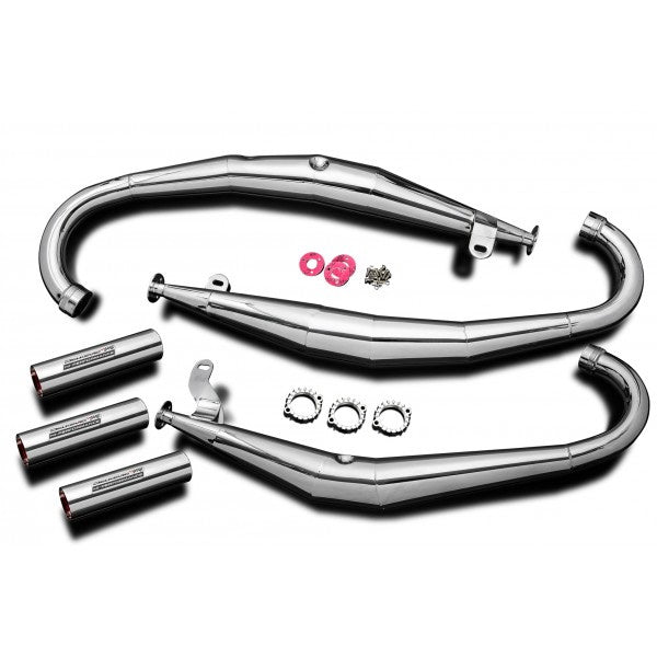 Suzuki GT750 74-77 Delkevic Chrome Exhaust L M A B Models