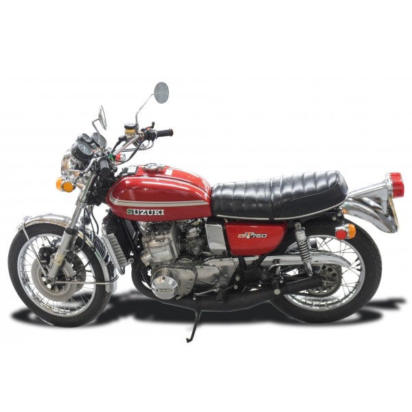 Suzuki GT750 74-77 Delkevic Black Exhaust L M A B Models