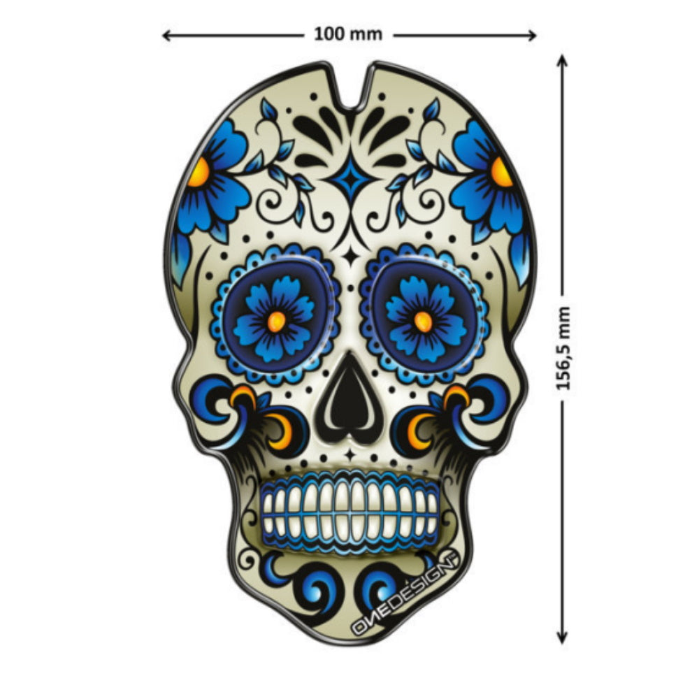 Ducati Panigale 1100 V4R 2023 Puig Sugar Skull Tank Pad Blue