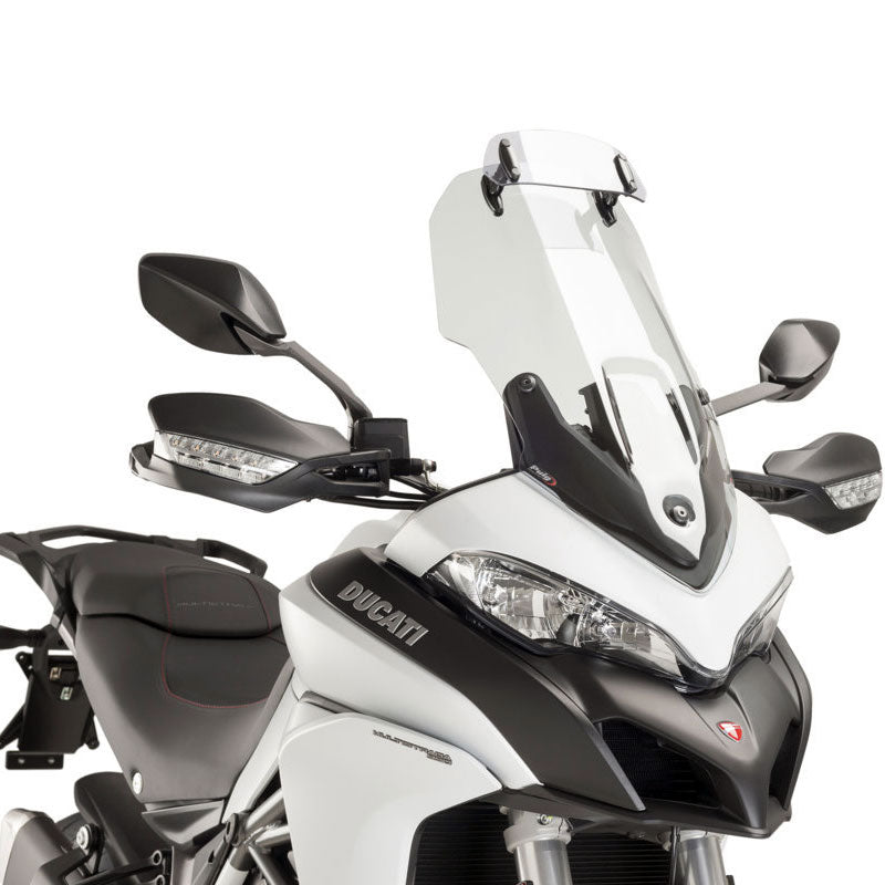 Ducati 950 Multistrada 17-23 Puig Touring Windscreen with Visor Peak Clear