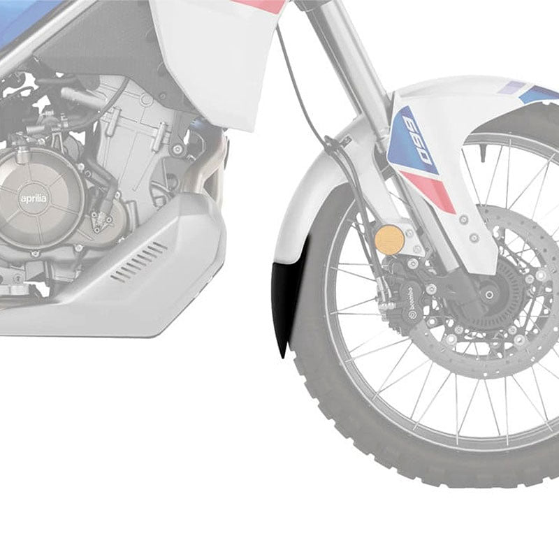 Aprilia 660 Tuareg 22-23 Puig Front Mudguard Fender Extender Flick Black