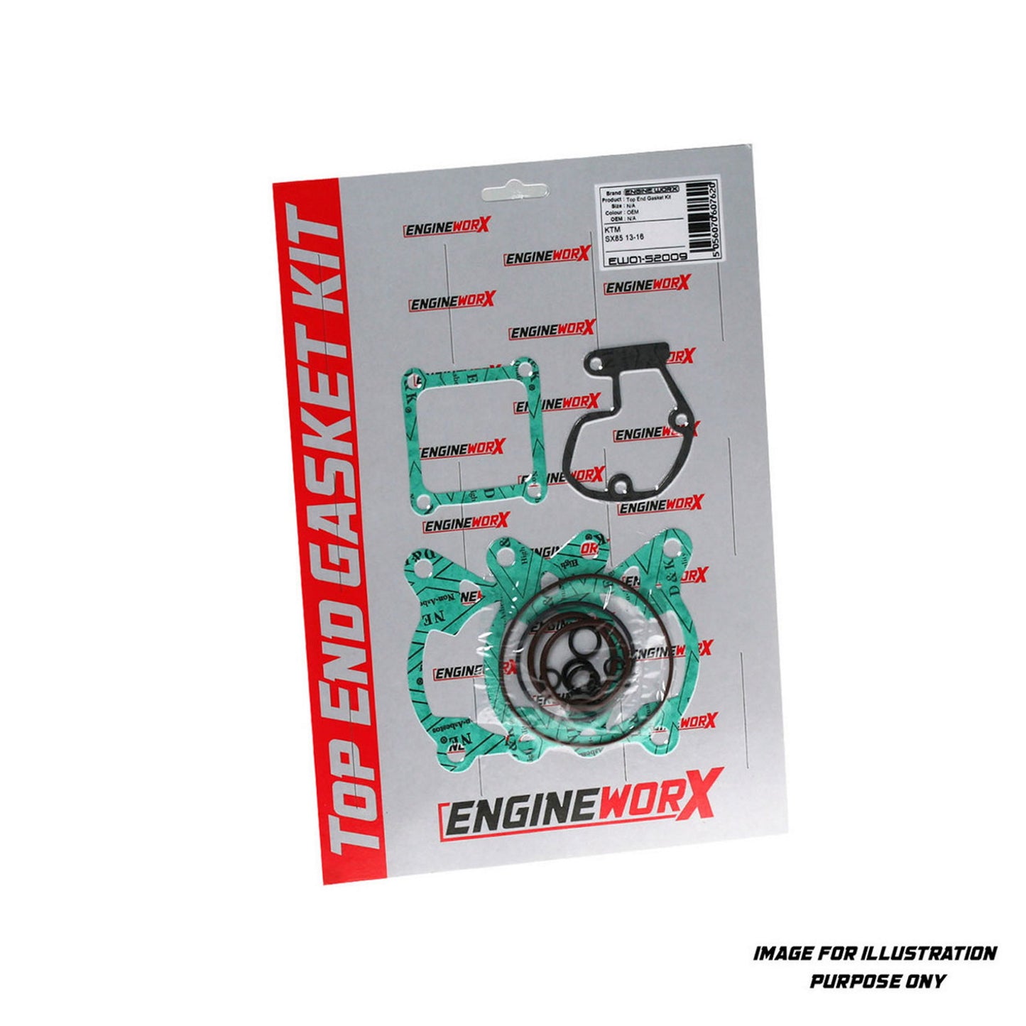 KTM SXF450 07-12 XC-F450 08-09 Engineworx Gasket Top Set