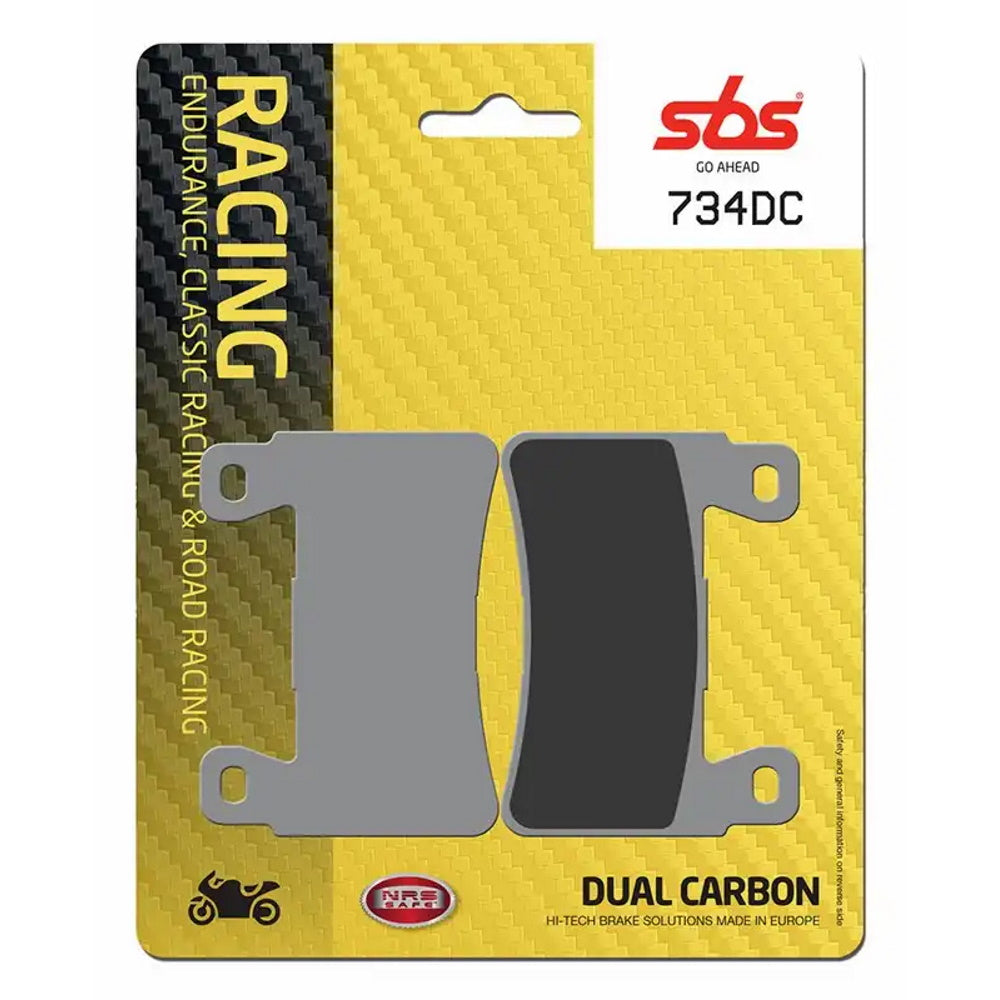 SBS 734DC Brake Pads Organic Racing