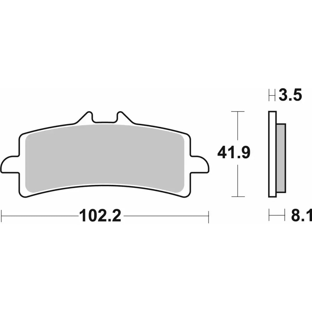 SBS 841HS Brake Pads Sinter