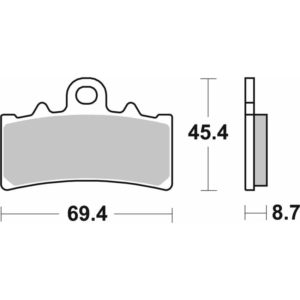 SBS 877RST Brake Pads Sinter Sport