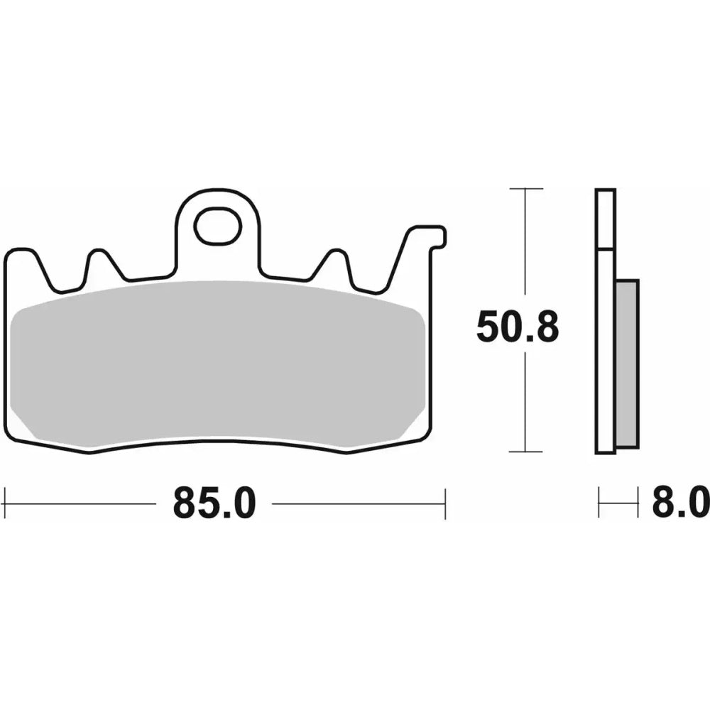SBS 900H.HS Brake Pads Sinter