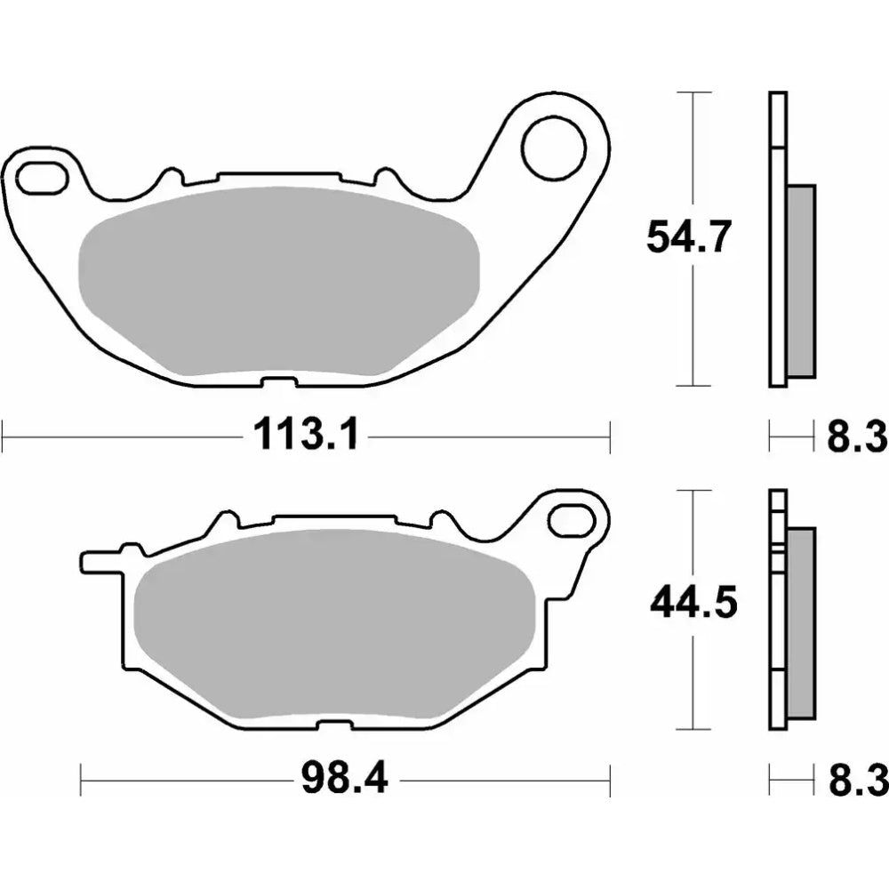 SBS 931HF Brake Pads Organic