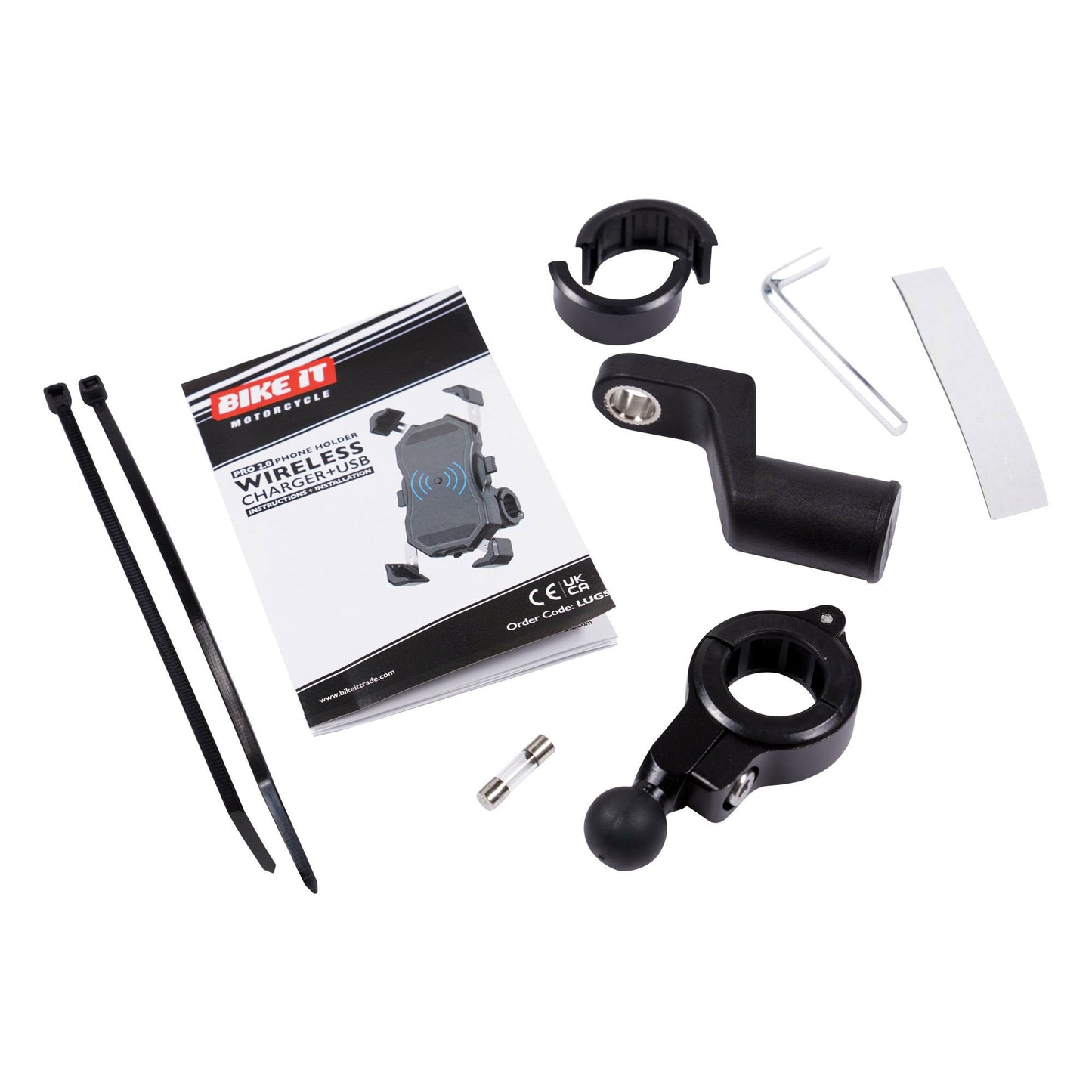 Bike It Pro2 Wireless Charger Cradle USB