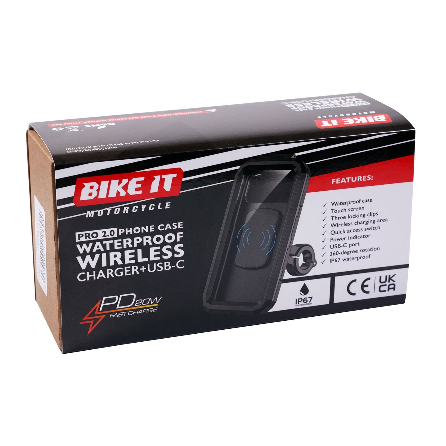 Bike It Pro2 Wireless Charger WP USB-C