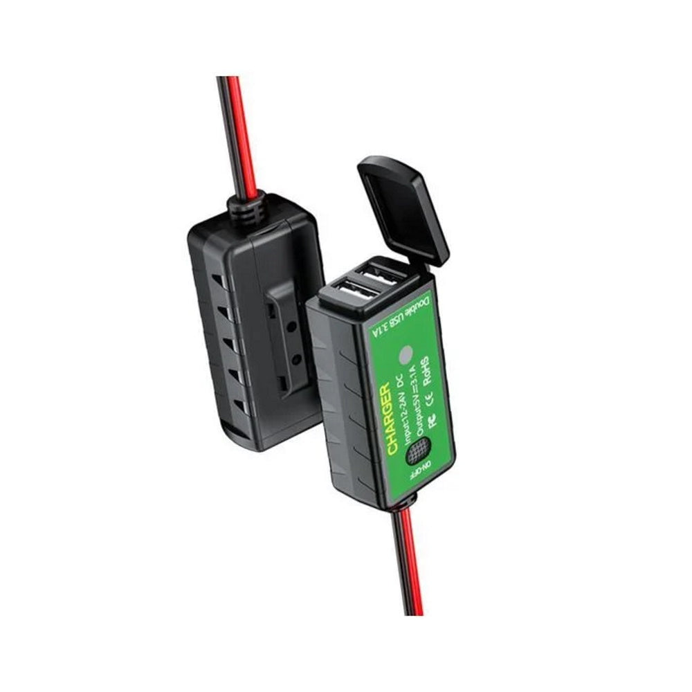 Bike It Waterproof Power Supply Twin USB