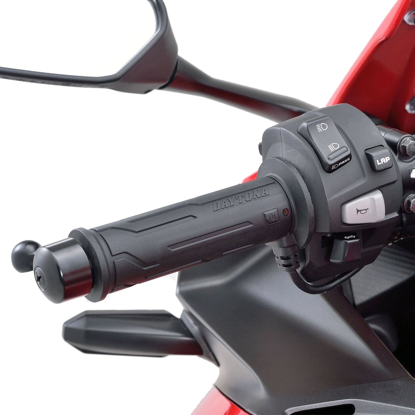 Daytona Intelligent Motorcycle Heated Grips (7/8) 4 Level & Battery Protection