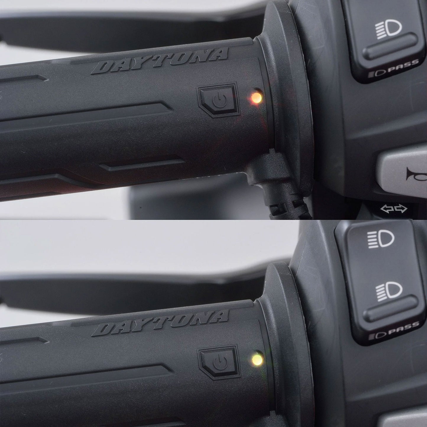 Daytona Intelligent Motorcycle Heated Grips (7/8) 4 Level & Battery Protection