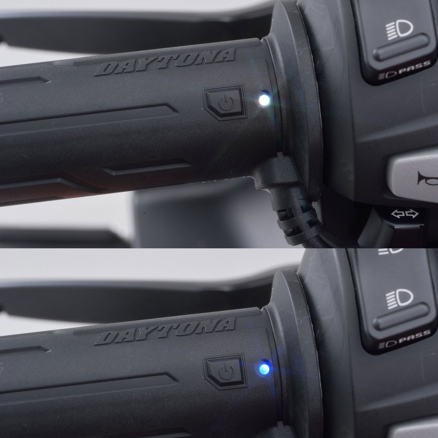 Daytona Intelligent Motorcycle Heated Grips (7/8) 4 Level & Battery Protection