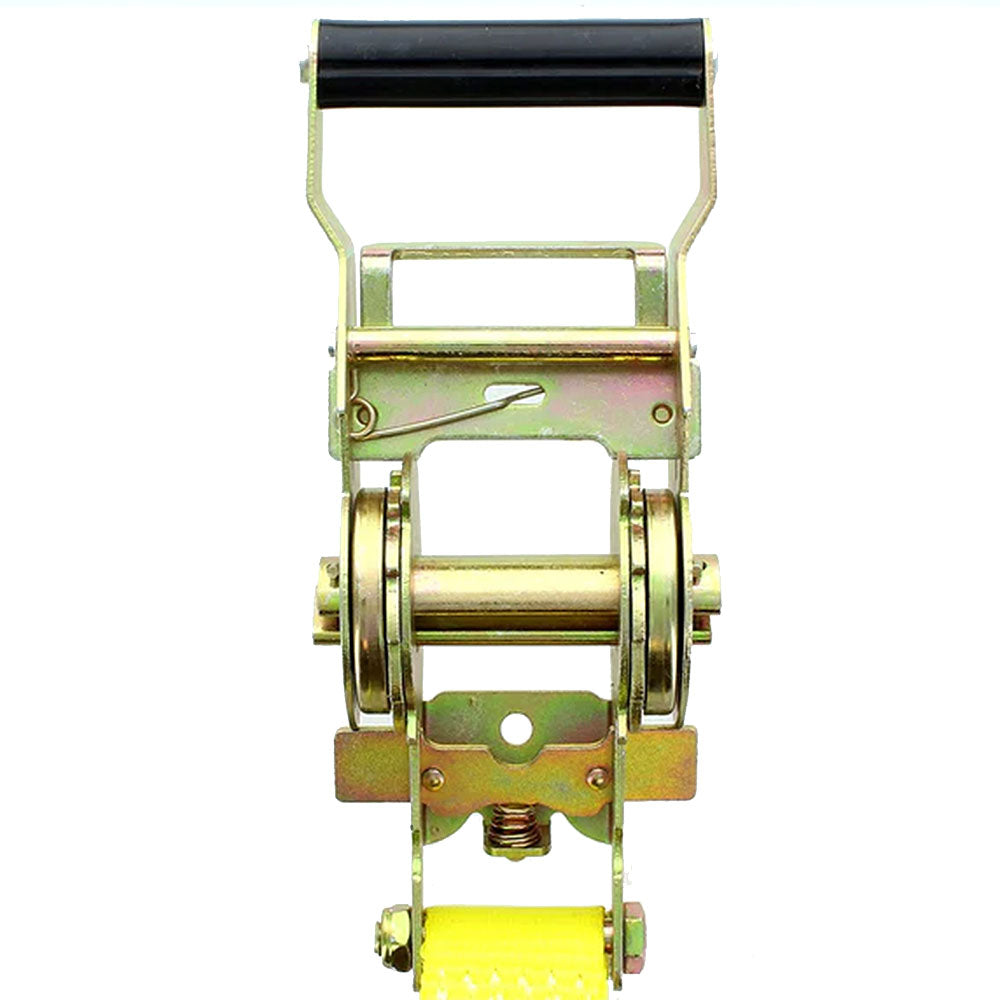 Auto Tightening Compact SuperTieDown 1.5in x 8ft Strap With Flat Snap Hook