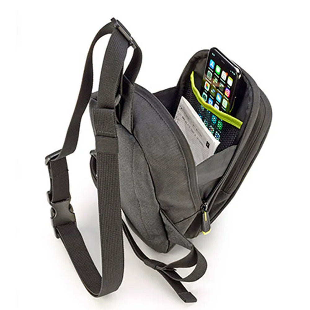 Givi EA140B XL Adjustable Leg Motorcycle Rider Accessory Wallet Bag - Black