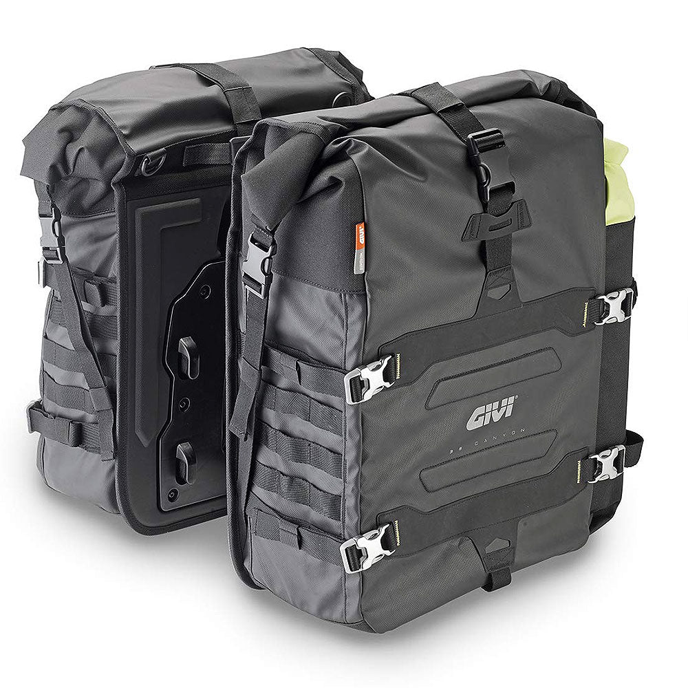 GIVI GRT709 Canyon Waterproof Motorcycle Pannier Bags Side Case Pair 35L x 2