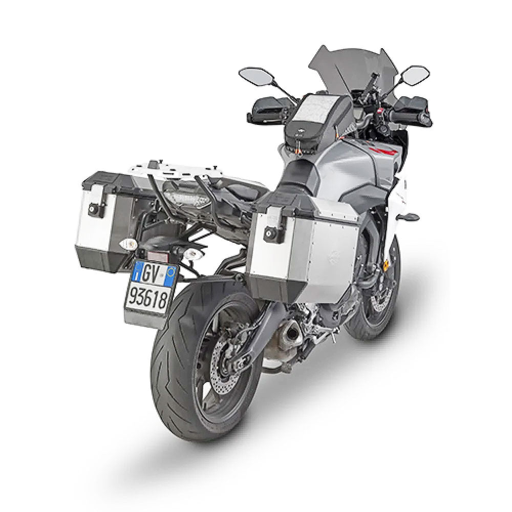 Kappa K-Mission Motorcycle Panniers Side Cases Aluminium Pair 36 Litres
