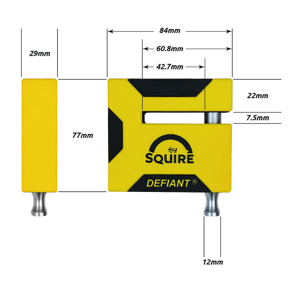 Squire Defiant Disc Lock