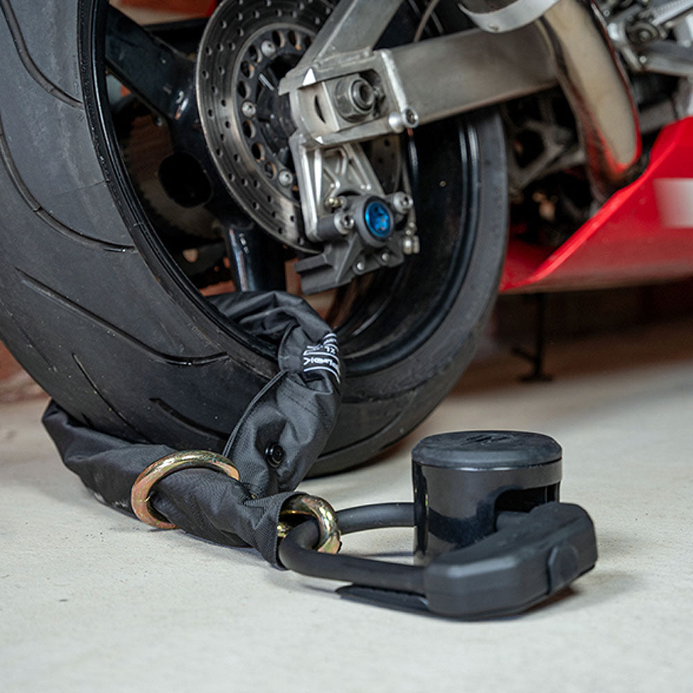 Hiplok DXXL All Black Loop Chain And Lock - Gold Rated