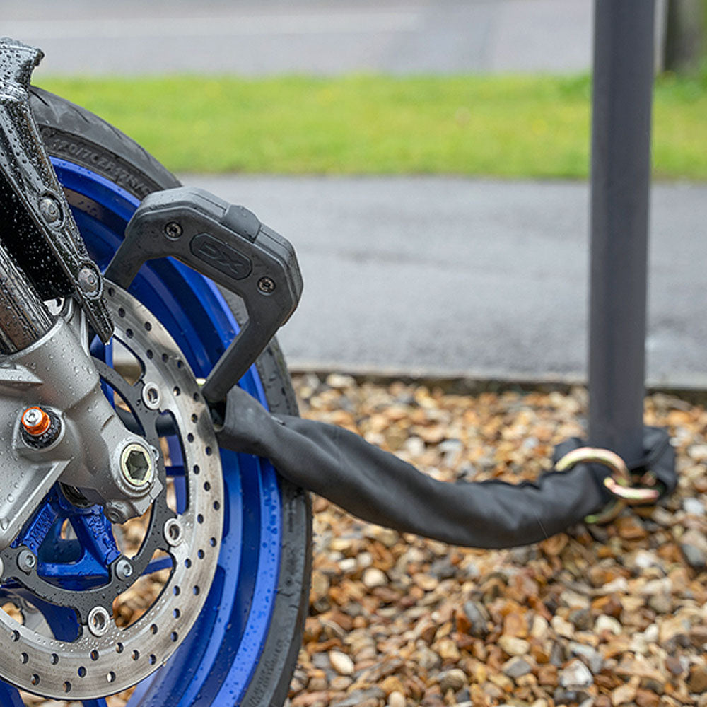 Hiplok DXXL All Black Loop Chain And Lock - Gold Rated