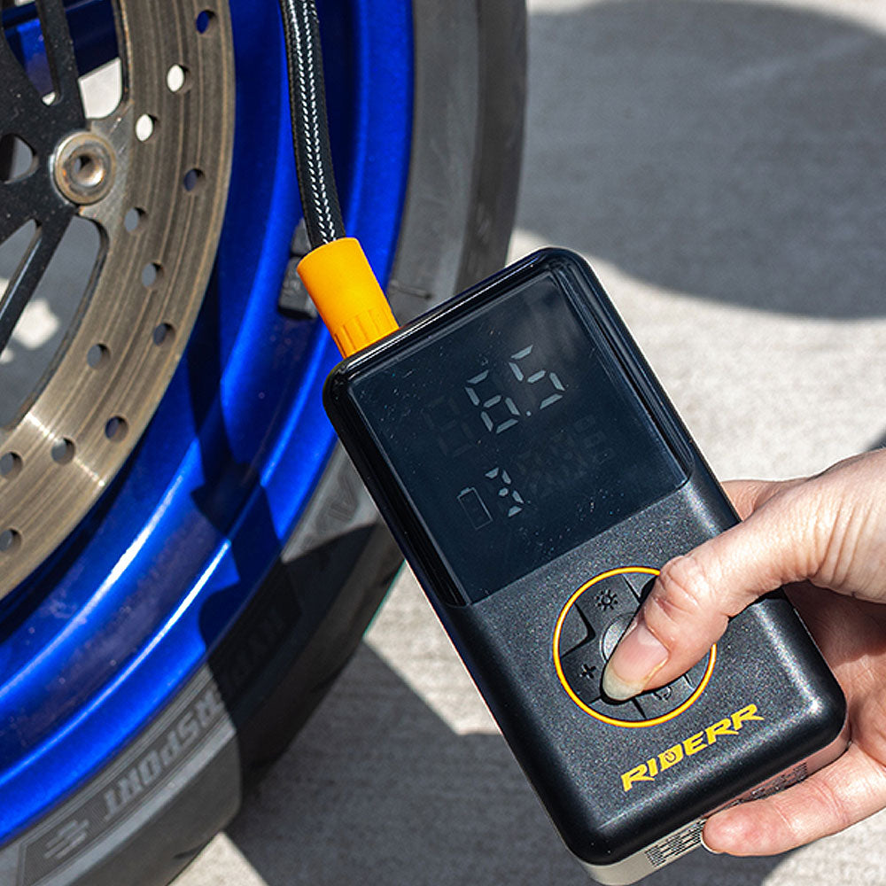 Riderr Air Flow 4000 Black Pocket Tyre Pump