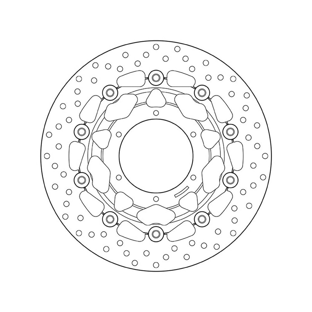 78B40824 Brembo Floating Front Brake Disc