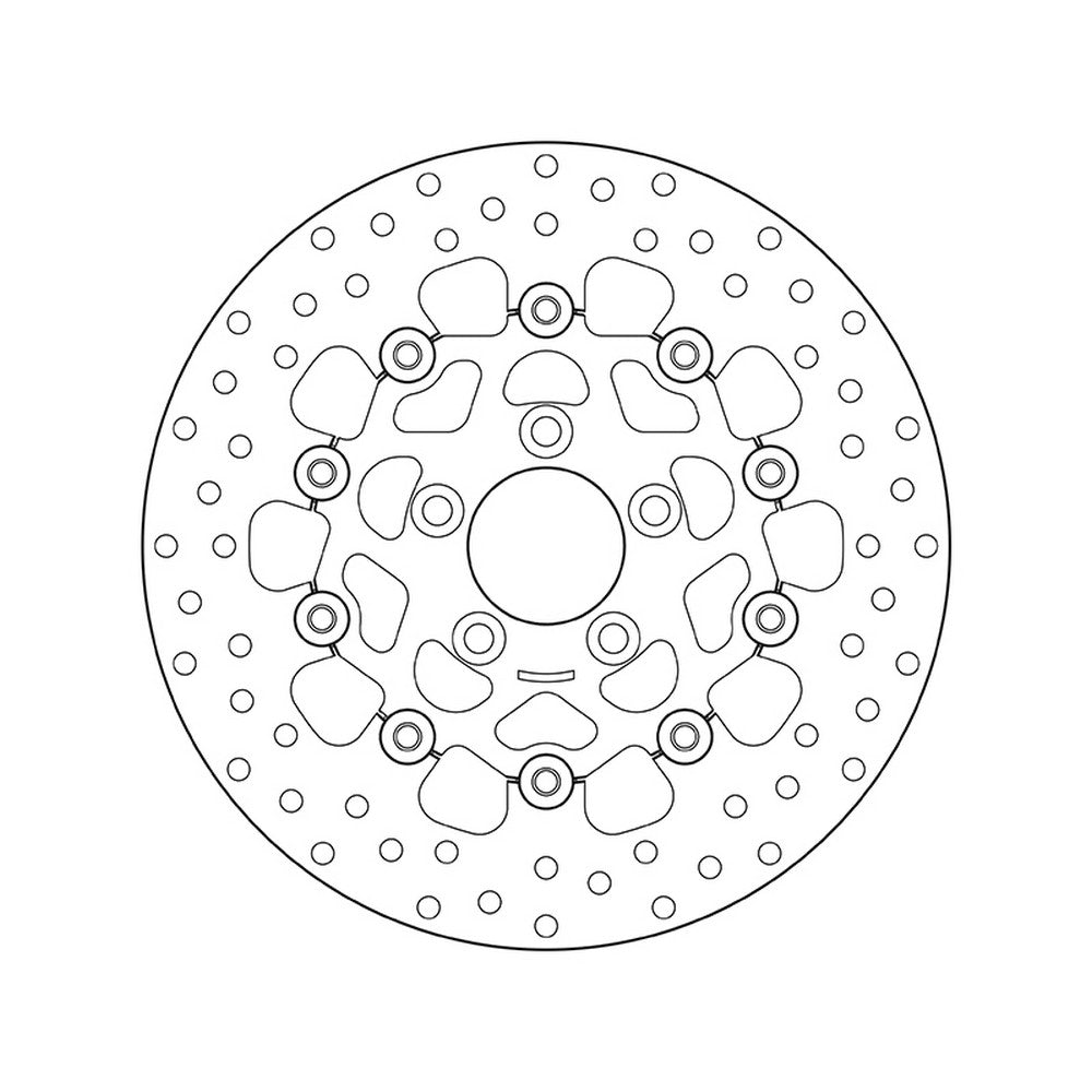 78B40828 Brembo Floating Rear Brake Disc