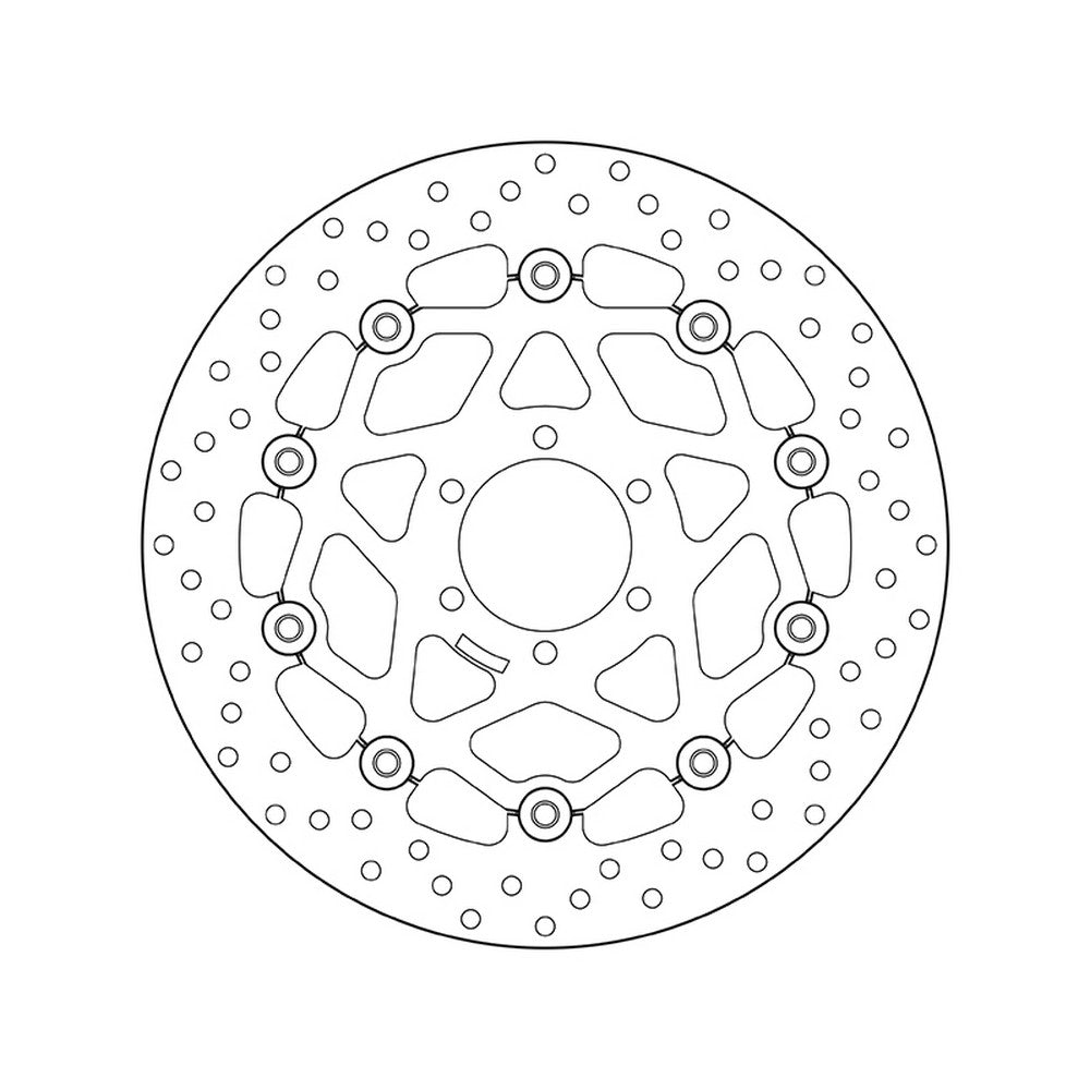 78B40850 Brembo Floating Front Brake Disc