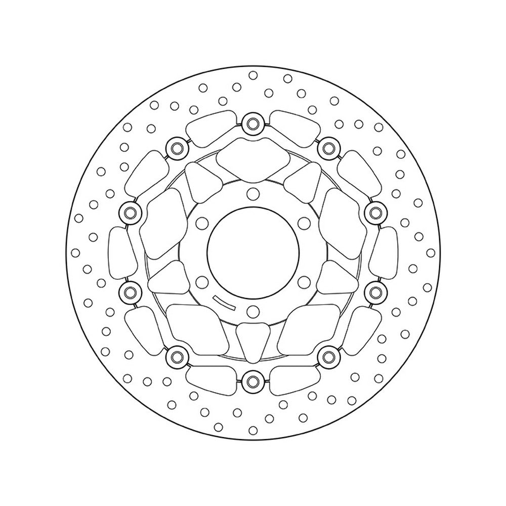 78B40874 Brembo Floating Front Brake Disc